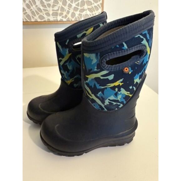 BOGS Neo-Classic Insulated Rain Boots - Size 10 Little Kids - Picture 1 of 6